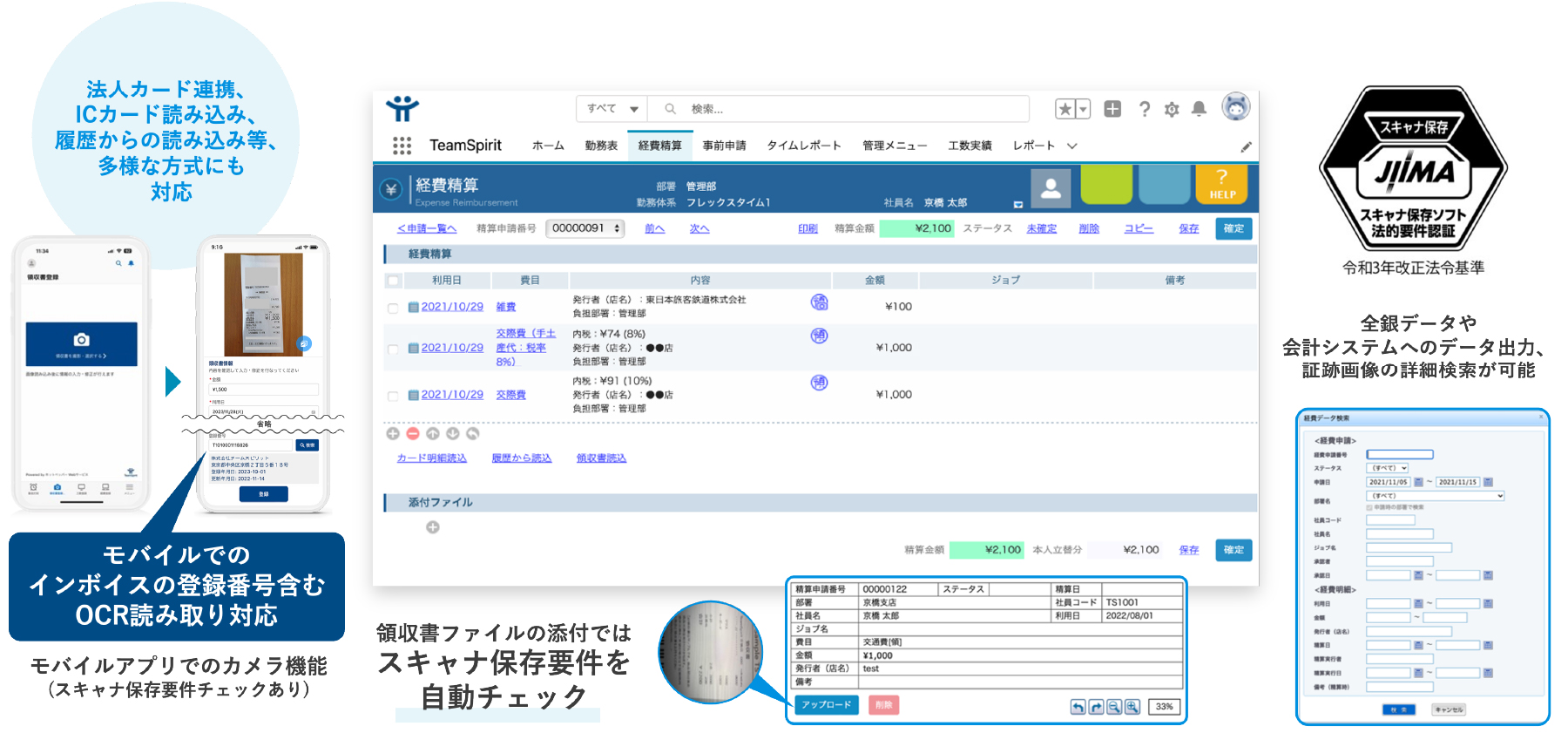 TeamSpirit経費