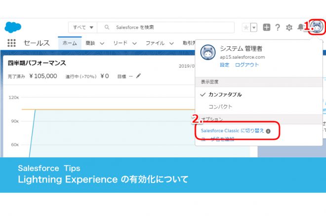 Lightning Experience の有効化について
