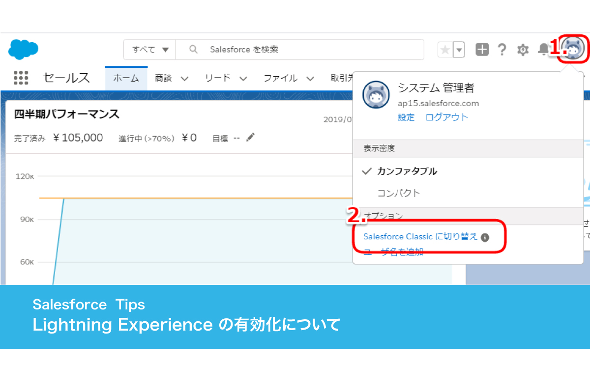 Lightning Experience の有効化について