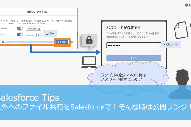 社外へのファイル共有をSalesforceで！そんな時は公開リンク！